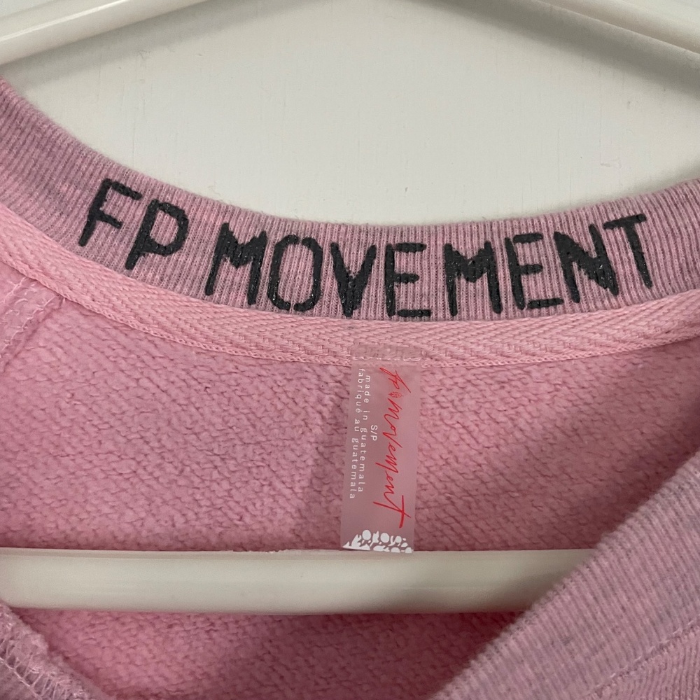 Free People Movement “For The Win” Pullover — Pink (Size Small) - Picture 4 of 7